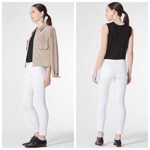 AG The Legging Ankle Jeans in White